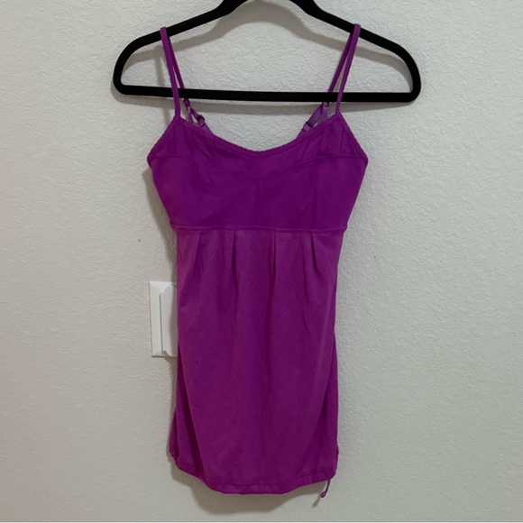 Lululemon Debut Tank Heathered Ultra Violet / Ultra Violet Size 4 - Picture 4 of 10